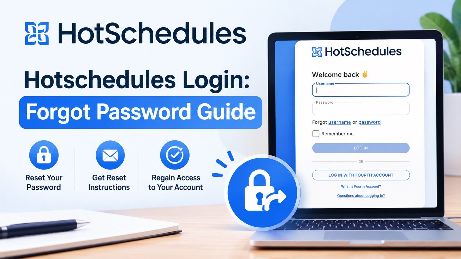 Hotschedules Login Forgot Password guide